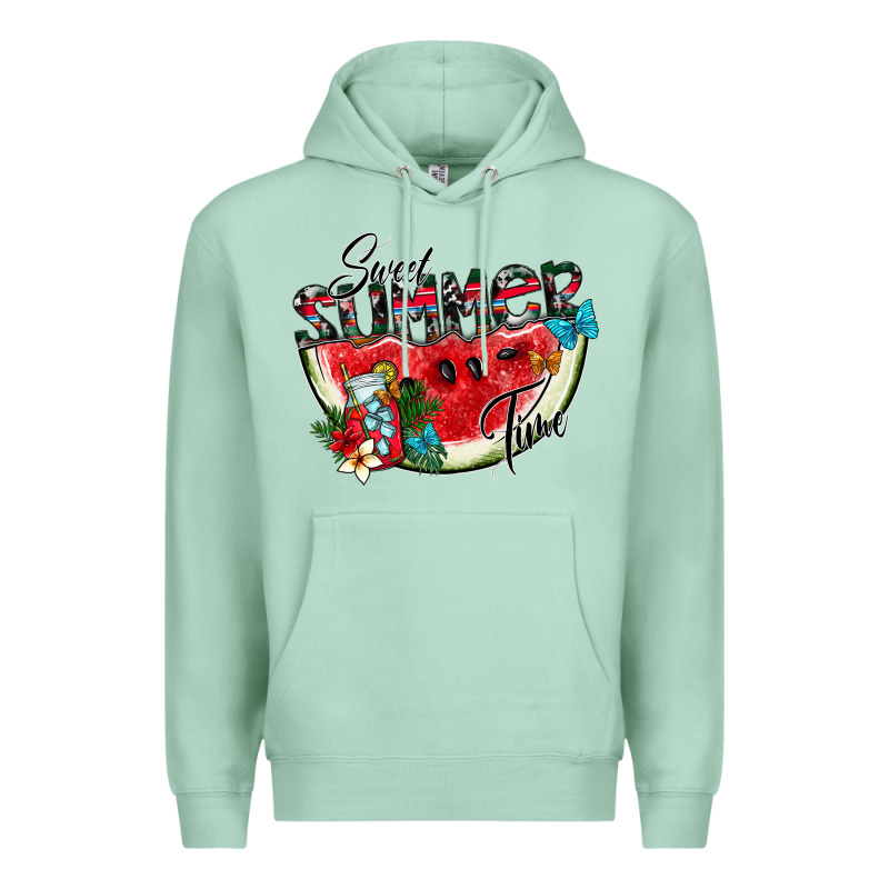 Sweet Summer Time Premium Hoodie by CowhideDigitalArt | Teevron