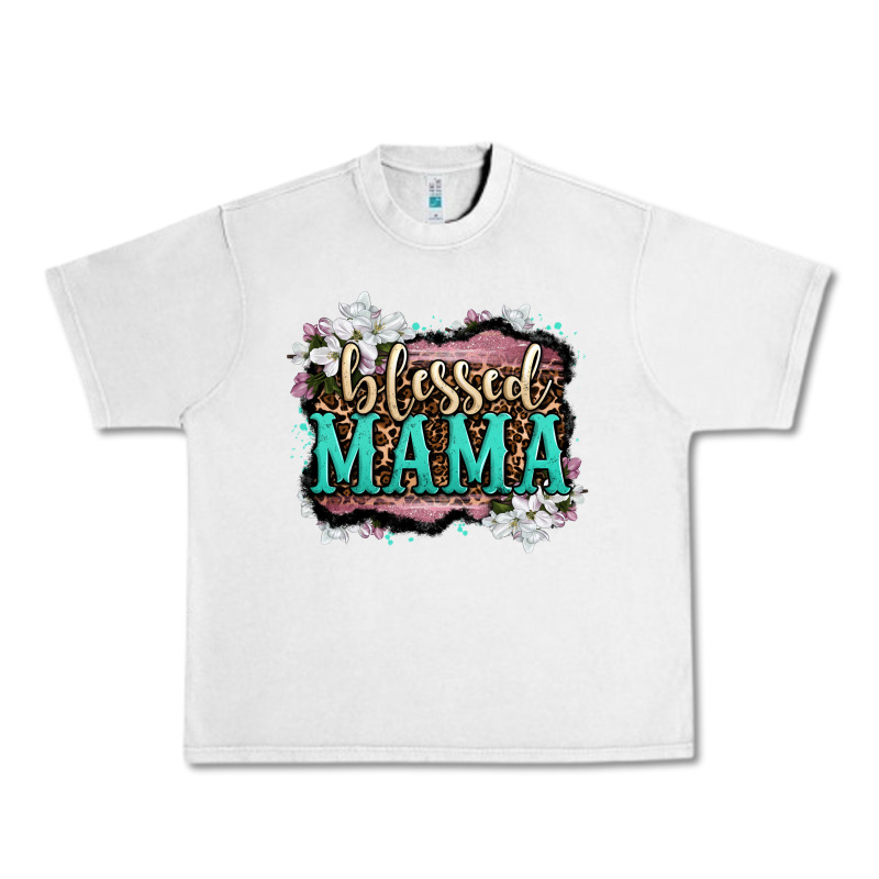 Blessed Mama Urban Heavy Tee by OliviaCreatesArt | Teevron