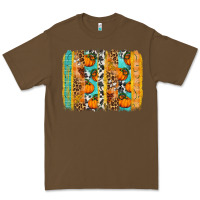 Cacao Fall Pumpkin brushstrokes Premium Tee - NancyCooperArtShop