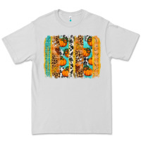 Dove Grey Fall Pumpkin brushstrokes Premium Tee - NancyCooperArtShop