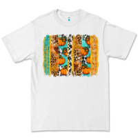 White Fall Pumpkin brushstrokes Premium Tee - NancyCooperArtShop