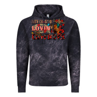 Cloud Black Never stop lovin cowboys Vintage Hoodie - FaDigitalArtStudio