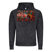 Vintage Black Never stop lovin cowboys Vintage Hoodie - FaDigitalArtStudio