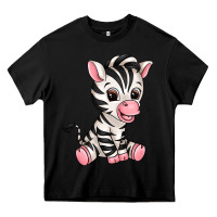 Black zebra Heavy Core Tee - texasbilliewilder