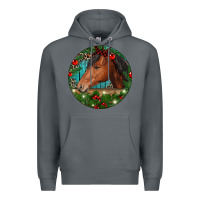 Rock Western Horse Christmas Premium Hoodie - RanaPortraitStore