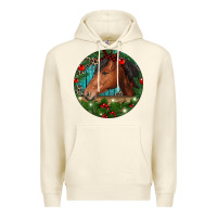 Sandshell Western Horse Christmas Premium Hoodie - RanaPortraitStore