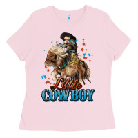 Bubblegum Pink Little Cowboy Midilli Horse kid boy Ladies Tee - HowdyJamesFarm