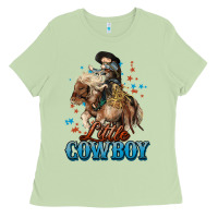 Matcha Little Cowboy Midilli Horse kid boy Ladies Tee - HowdyJamesFarm
