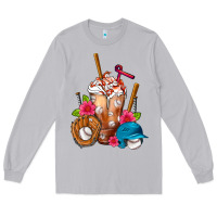 Moon Dust Baseball Frappe Long Sleeve Tee - FaDigitalArtStudio