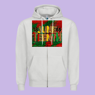Juneteenth 1865 Tumbler Zipper Hoodie Designed By Barkaloodesign