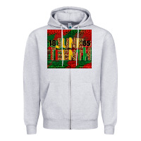 Heather Grey juneteenth 1865 tumbler Zipper Hoodie - BarkalooDesign