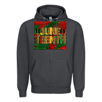 Smoke juneteenth 1865 tumbler Zipper Hoodie - BarkalooDesign