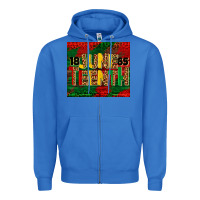 True Royal juneteenth 1865 tumbler Zipper Hoodie - BarkalooDesign