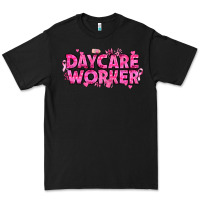 Black Breast Cancer Daycare Worker Premium Tee - texasbilliewilder