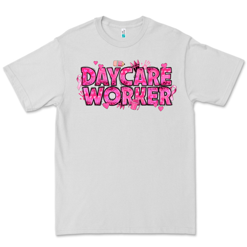 Breast Cancer Daycare Worker Premium Tee by texasbilliewilder | Teevron