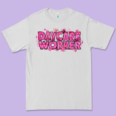Breast Cancer Daycare Worker Premium Tee Designed By Texasbilliewilder