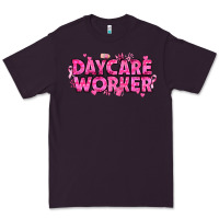 Plum Breast Cancer Daycare Worker Premium Tee - texasbilliewilder