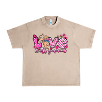 French Oak love is all you need Urban Heavy Tee - OliviaCreatesArt