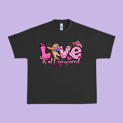 Love Is All You Need Urban Heavy Tee Designed By Oliviacreatesart