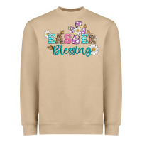 Mushroom easter blessing with  cross Heavyweight Sweatshirt - Artiststas