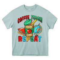 Arona coffee teach repeat Heavy Core Tee - NancyCooperArtShop