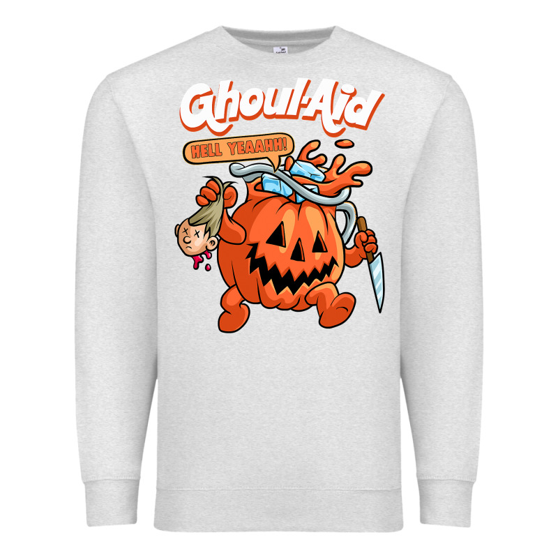 Cool Ghoul Aid Funny Ghoul Pumpkin Cute Meme Halloween T Shirt Premium Sweatshirt by maiPhamDesign | Teevron