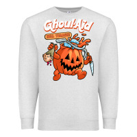 Oatmeal Heather cool ghoul aid funny ghoul pumpkin cute meme halloween t shirt Premium Sweatshirt - maiPhamDesign