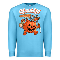 Ocean Blue cool ghoul aid funny ghoul pumpkin cute meme halloween t shirt Premium Sweatshirt - maiPhamDesign