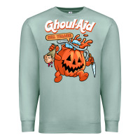 Seafoam cool ghoul aid funny ghoul pumpkin cute meme halloween t shirt Premium Sweatshirt - maiPhamDesign