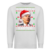 Dove Grey Santa Joe Biden Happy Easter Ugly Christmas Premium Sweatshirt - maiPhamDesign