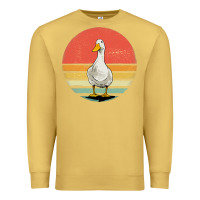 Antique Gold Retro Vintage Duck Premium Sweatshirt - maiPhamDesign