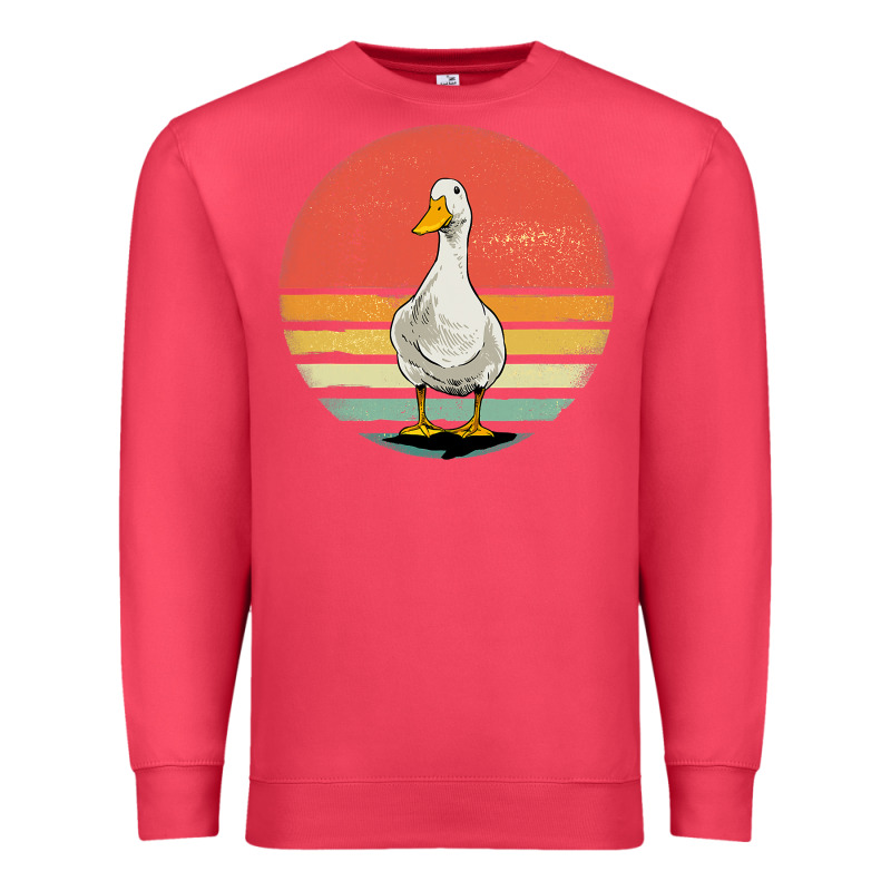Retro Vintage Duck Premium Sweatshirt by maiPhamDesign | Teevron
