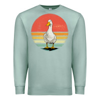 Seafoam Retro Vintage Duck Premium Sweatshirt - maiPhamDesign