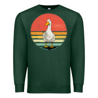 Sports Green Retro Vintage Duck Premium Sweatshirt - maiPhamDesign