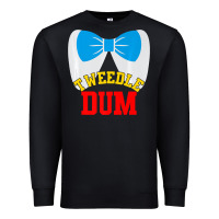 Black tweedle dee dum funny matching halloween costume for couples premium t Premium Sweatshirt - maiPhamDesign