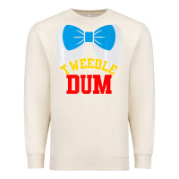 Sandshell tweedle dee dum funny matching halloween costume for couples premium t Premium Sweatshirt - maiPhamDesign