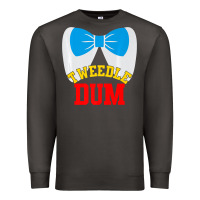 Smoke tweedle dee dum funny matching halloween costume for couples premium t Premium Sweatshirt - maiPhamDesign