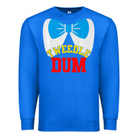 True Royal tweedle dee dum funny matching halloween costume for couples premium t Premium Sweatshirt - maiPhamDesign