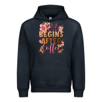 Navy life begins after coffee Urban Hoodie - JahusDesignShop