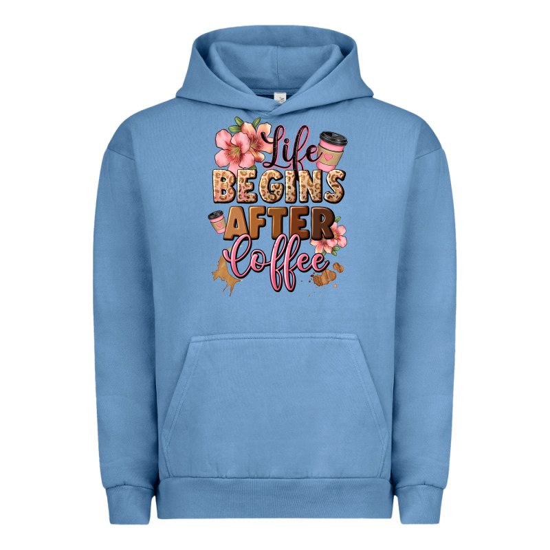 Life Begins After Coffee Urban Hoodie by JahusDesignShop | Teevron