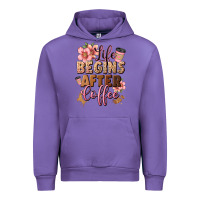 Tulip life begins after coffee Urban Hoodie - JahusDesignShop