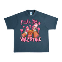 Midnight Navy Little miss Valentine afro kid sneakers Urban Heavy Tee - RanaPortraitStore