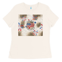 Bone usa land of the free because of the brave Ladies Tee - TumblerDesignByShophia