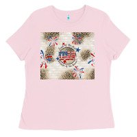 Usa Land Of The Free Because Of The Brave Ladies Tee | Teevron