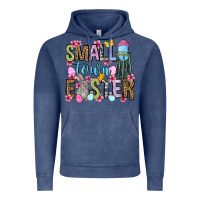 Vintage Denim Easter Day Small town Easter Vintage Hoodie - OliviaCreatesArt