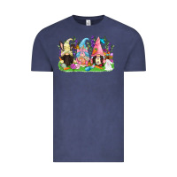 Vintage Denim Easter gnomes Easter Day Vintage Tee - CowGirlArtShop