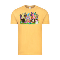 Vintage Mustard Easter gnomes Easter Day Vintage Tee - CowGirlArtShop