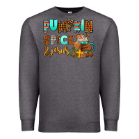 Charcoal Heather pumpkin spice and jesus Premium Sweatshirt - AdoDesignShop