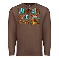 Chestnut pumpkin spice and jesus Premium Sweatshirt - AdoDesignShop