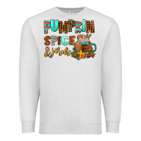 Oatmeal Heather pumpkin spice and jesus Premium Sweatshirt - AdoDesignShop
